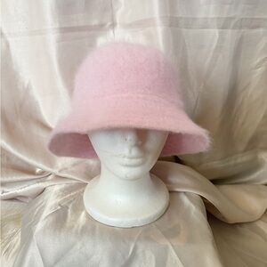 Y2K Angora Bucket Hat